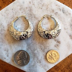 Small hoop earrings